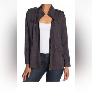 Max Jeans Brown Military Style Tencel Anorak Jacket M NWT